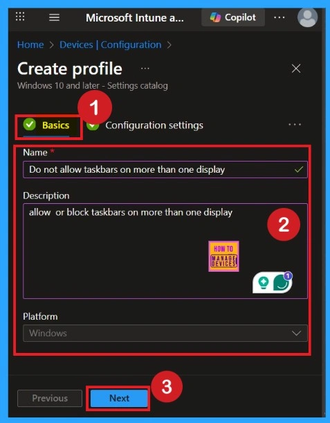 How to Control Multi Monitor Taskbar Settings using Intune Policy 3 How to Control Multi Monitor Taskbar Settings using Intune Policy - Fig.2