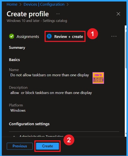 How to Control Multi Monitor Taskbar Settings using Intune Policy 9 How to Control Multi Monitor Taskbar Settings using Intune Policy - Fig.8