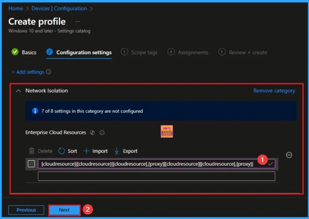 Eliminate Security Blind Spots Control Cloud Endpoints with Intune Network Isolation - Fig.5