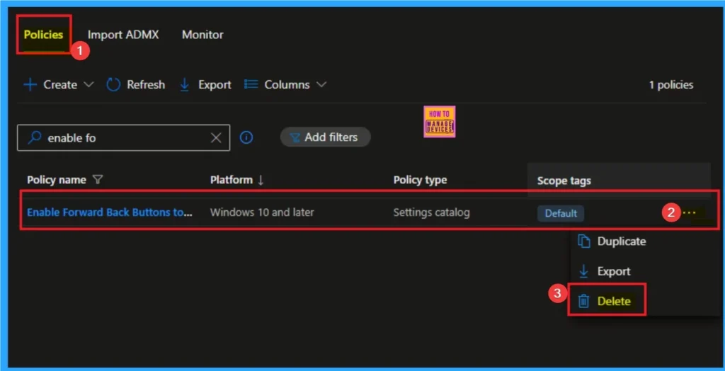 Enable Forward Back Buttons to Navigate Browsing History for Kiosk Users using Intune 13 Enable Forward Back Buttons to Navigate Browsing History for Kiosk Users using Intune - Fig.13