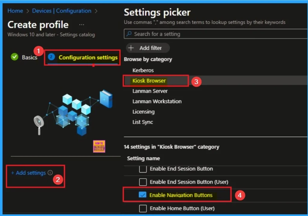 Enable Forward Back Buttons to Navigate Browsing History for Kiosk Users using Intune 4 Enable Forward Back Buttons to Navigate Browsing History for Kiosk Users using Intune - Fig.4