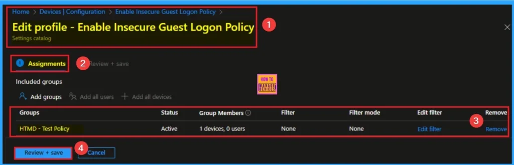 Enable Insecure Guest Logon Policy to Find Hidden SMB Security Risks using Intune 12 Enable Insecure Guest Logon Policy to Find Hidden SMB Security Risks using Intune - Fig.12