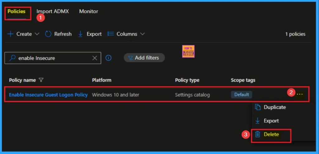Enable Insecure Guest Logon Policy to Find Hidden SMB Security Risks using Intune 13 Enable Insecure Guest Logon Policy to Find Hidden SMB Security Risks using Intune - Fig.13
