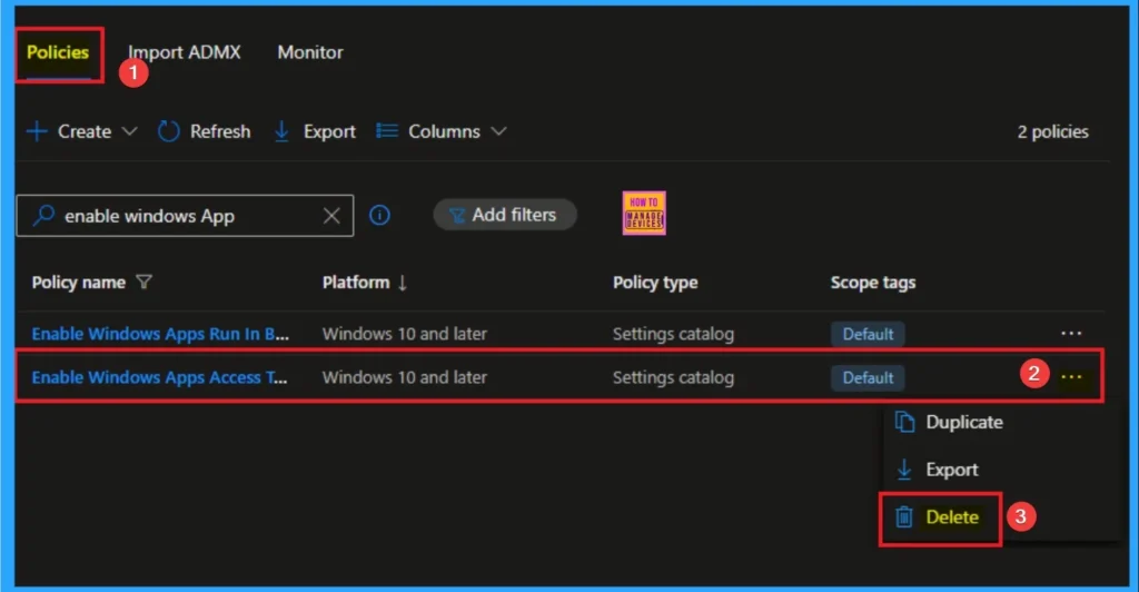 Enable Windows Apps Access Tasks to Prioritizing Security and Privacy using Intune 12 Enable Windows Apps Access Tasks to Prioritizing Security and Privacy using Intune - Fig.12