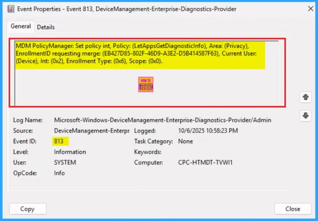 Enable Windows Apps Get Diagnostic Info to Maintaining Security and Integrity using Intune 10 Enable Windows Apps Get Diagnostic Info to Maintaining Security and Integrity using Intune - Fig.10