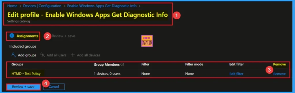 Enable Windows Apps Get Diagnostic Info to Maintaining Security and Integrity using Intune 11 Enable Windows Apps Get Diagnostic Info to Maintaining Security and Integrity using Intune - Fig.11