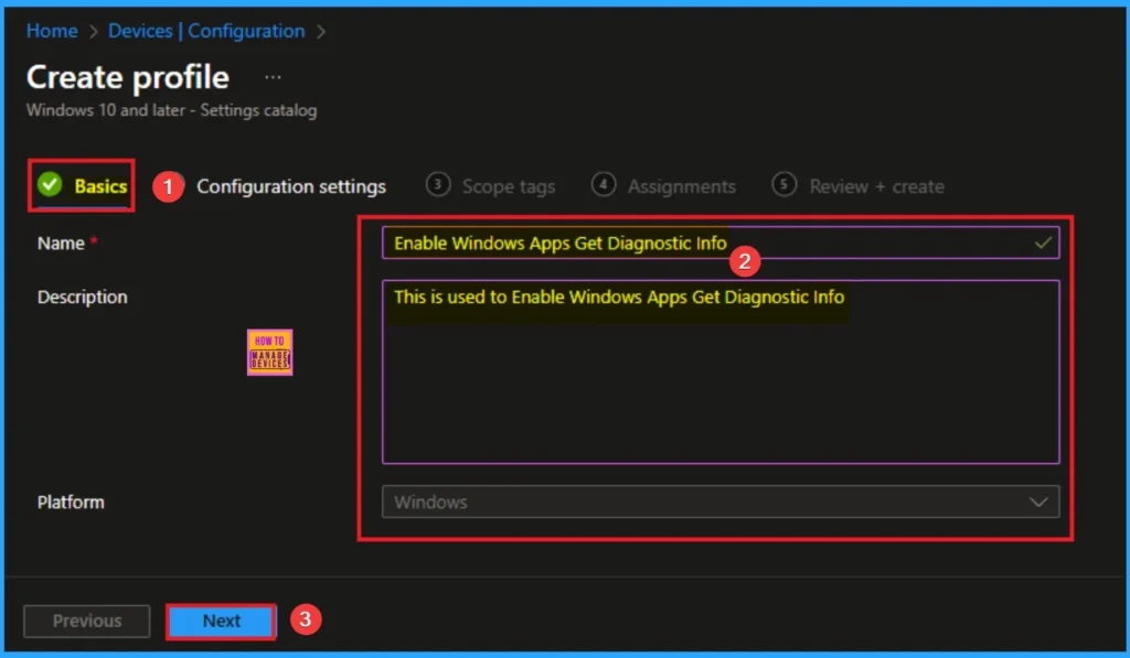 Enable Windows Apps Get Diagnostic Info to Maintaining Security and Integrity using Intune 3 Enable Windows Apps Get Diagnostic Info to Maintaining Security and Integrity using Intune - Fig.3