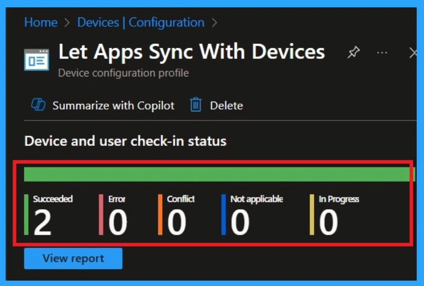 Force to Deny Apps Sync with Devices Policy for Windows using Intune 9 Force to Deny Apps Sync with Devices Policy for Windows using Intune -Fig.9