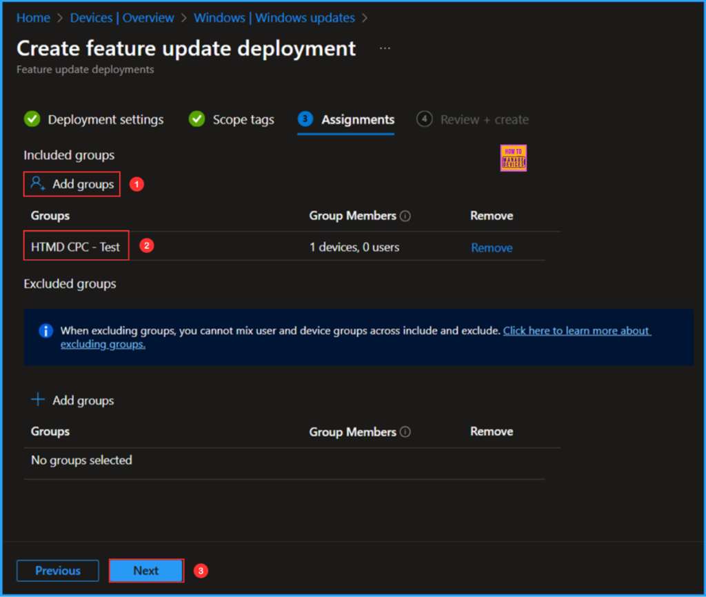 How to Create a Windows 11 25H2 Feature Update Policy using Intune 5 How to Create a Windows 11 25H2 Feature Update Policy using Intune. Fig. 5