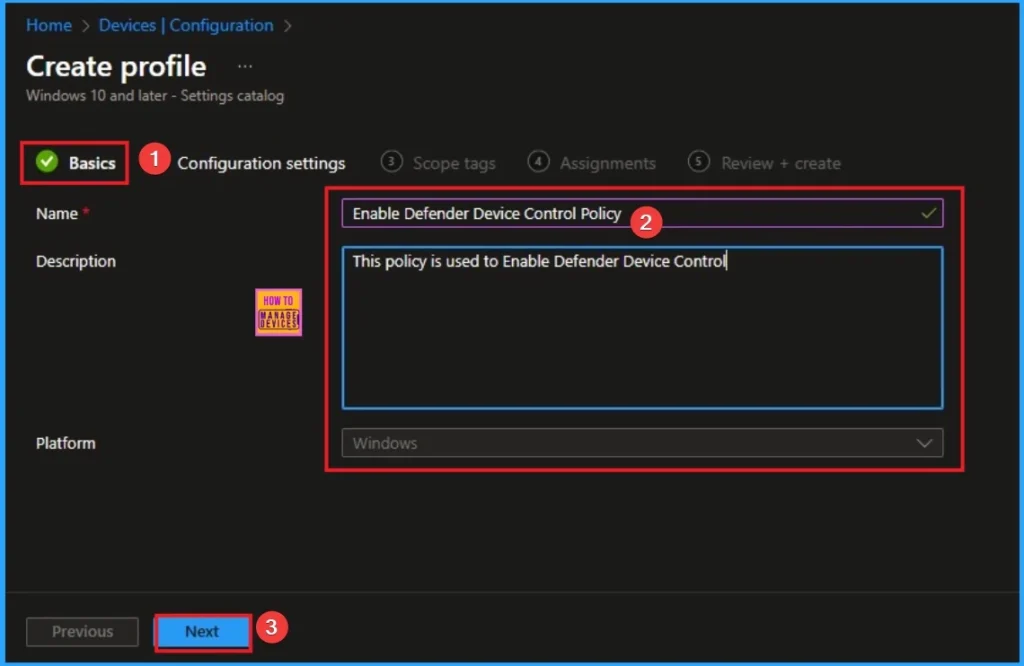 How to Deploy Granular USB Lockdown with Defender Device Control in Intune 4 How to Deploy Granular USB Lockdown with Defender Device Control in Intune - Fig.4