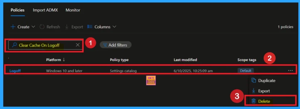 Improve Data Security with FSLogix Cache Clearing using Intune Policy 11 Improve Data Security with FSLogix Cache Clearing using Intune Policy -Fig.11