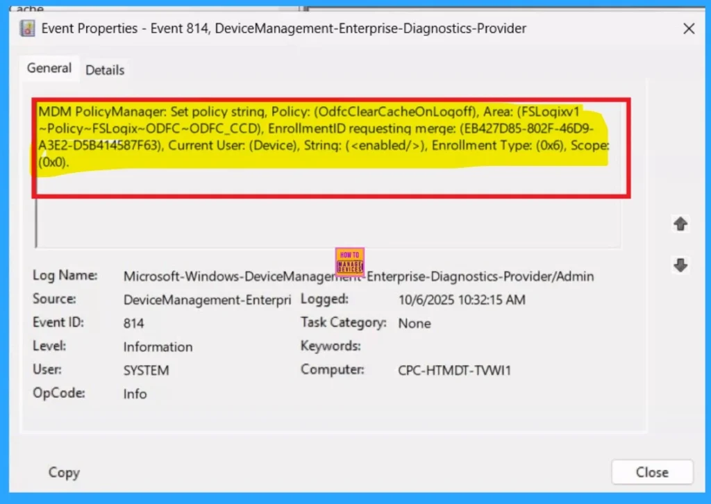 Improve Data Security with FSLogix Cache Clearing using Intune Policy 10 Improve Data Security with FSLogix Cache Clearing using Intune Policy -Fig.10