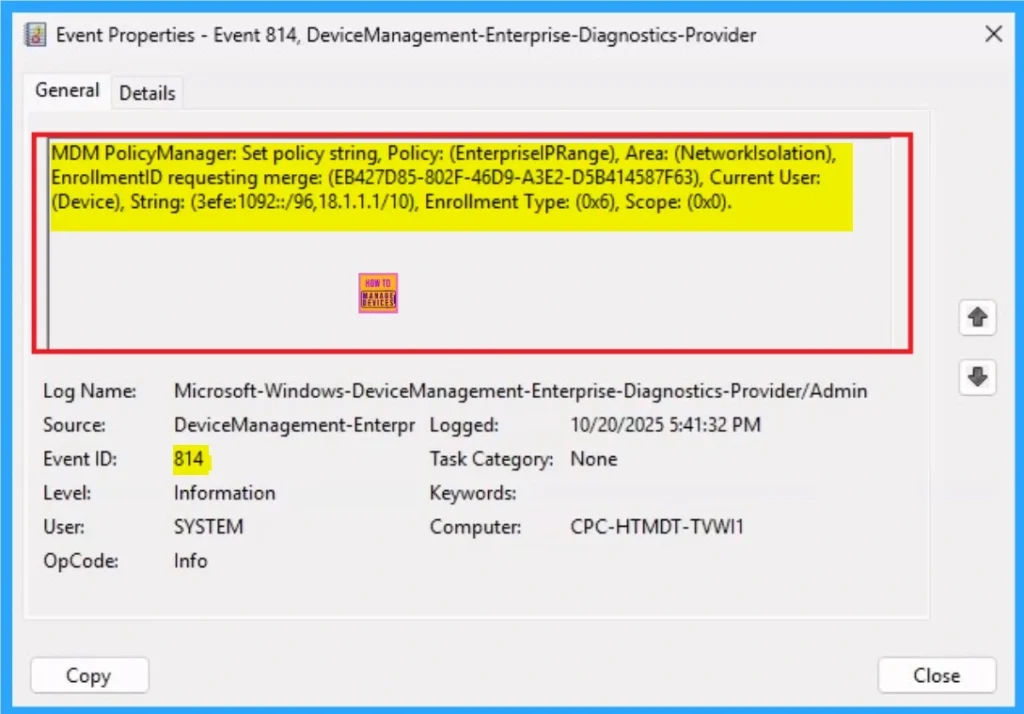 How to Enable Enterprise IP Range Policy to Lock Down Windows 11 Corporate Apps using Intune 10 How to Enable Enterprise IP Range Policy to Lock Down Windows 11 Corporate Apps using Intune - Fig.10