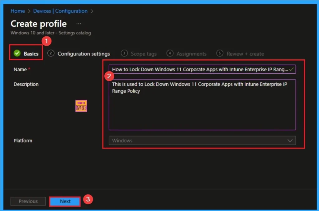 How to Enable Enterprise IP Range Policy to Lock Down Windows 11 Corporate Apps using Intune 3 How to Enable Enterprise IP Range Policy to Lock Down Windows 11 Corporate Apps using Intune - Fig.3