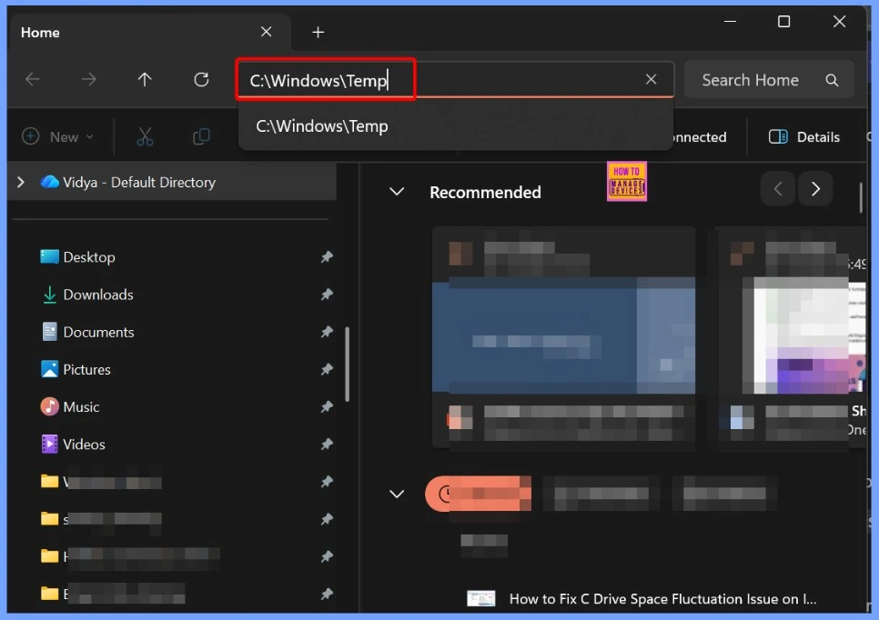 How to Fix C Drive Out of Space Issue on Intune Managed Windows Devices 3 How to Fix C Drive Out of Space Issue on Intune Managed Windows Devices - Fig.4