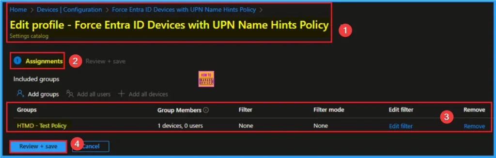 How to Force Entra ID Devices with UPN Name Hints Policy to Find On-Prem AD DCs using Intune 10 How to Force Entra ID Devices with UPN Name Hints Policy to Find On-Prem AD DCs using Intune - Fig.11