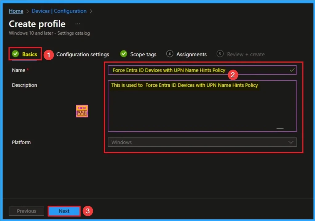 How to Force Entra ID Devices with UPN Name Hints Policy to Find On-Prem AD DCs using Intune 3 How to Force Entra ID Devices with UPN Name Hints Policy to Find On-Prem AD DCs using Intune - Fig.3