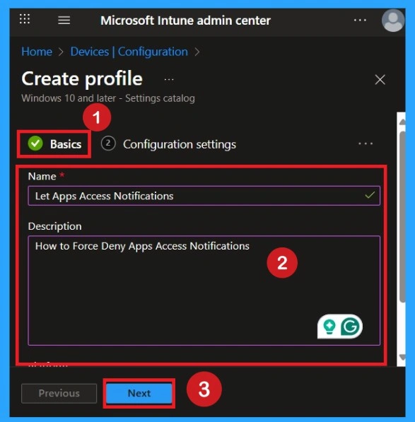 How to Control App Access Notifications Policy for Windows using Intune 2 How to Control App Access Notifications Policy for Windows using Intune - Fig.2