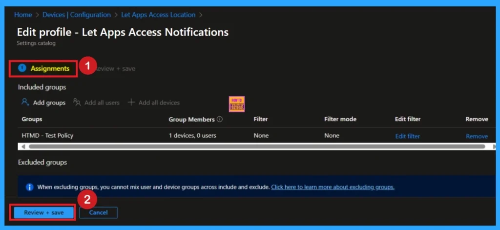 How to Control App Access Notifications Policy for Windows using Intune 12 How to Control App Access Notifications Policy for Windows using Intune - Fig.12