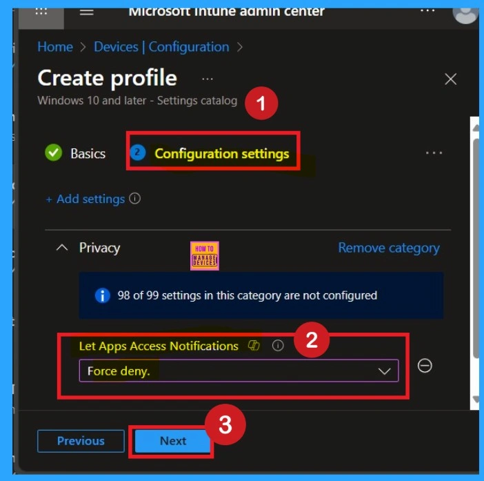 How to Control App Access Notifications Policy for Windows using Intune 5 How to Control App Access Notifications Policy for Windows using Intune - Fig.5