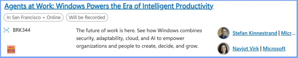List of Intune Sessions in Microsoft Ignite 2025 7 List of Intune Sessions in Microsoft Ignite 2025 - Fig.7