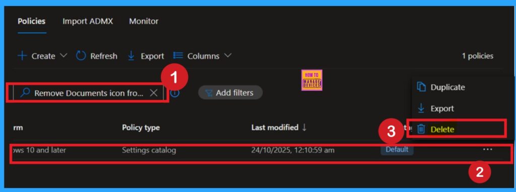 Remove Documents Icon from the Start Menu using Intune Policy -Fig.12