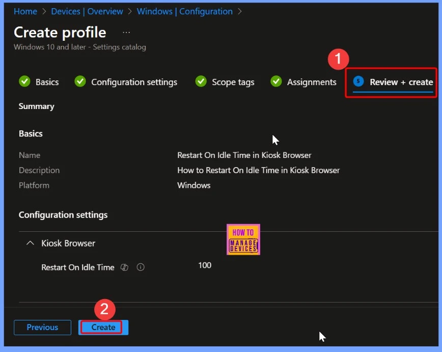 How Idle Time Controls Kiosk Browser Session Restart using Intune Policy 8 How Idle Time Controls Kiosk Browser Session Restart using Intune Policy - Fig.8