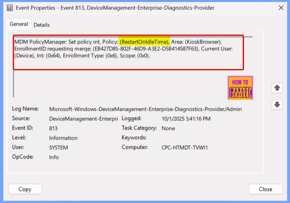 How Idle Time Controls Kiosk Browser Session Restart using Intune Policy 11 How Idle Time Controls Kiosk Browser Session Restart using Intune Policy - Fig.11