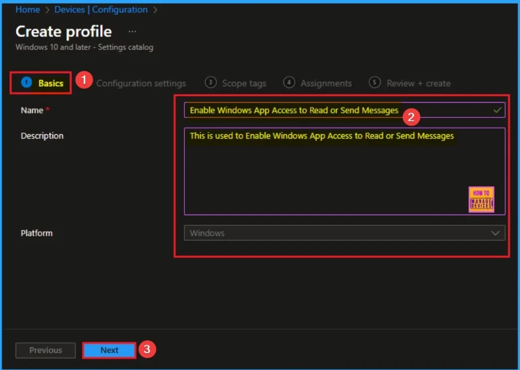 Restrict Windows App Access to Read or Send Messages for Data Protection using Intune 3 Restrict Windows App Access to Read or Send Messages for Data Protection using Intune - Fig.3