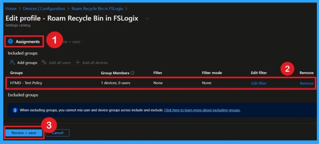 How to Enable Roam Recycle Bin in FSLogix using Intune Policy 11 How to Enable Roam Recycle Bin in FSLogix using Intune Policy - Fig.11