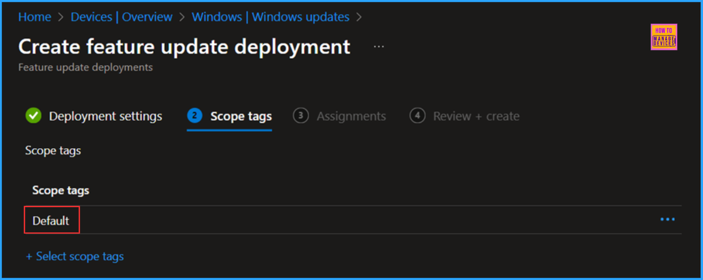 How To Create A Windows 11 25H2 Feature Update Policy Using Intune HTMD ...