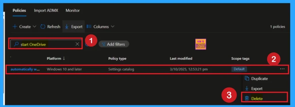 Start OneDrive Automatically when Signing in to Windows for OneDrive using Intune Policy 12 Start OneDrive Automatically when Signing in to Window for OneDrive using Intune Policy- Fig.12