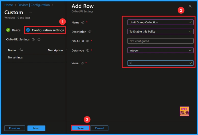 Reduce Sensitive Data Exposure by Controlling Dump Collection using Intune Policy - Fig.14