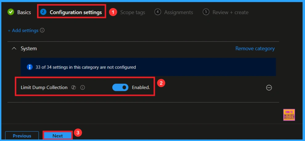 Reduce Sensitive Data Exposure by Controlling Dump Collection using Intune Policy - Fig.5