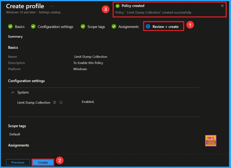 Reduce Sensitive Data Exposure by Controlling Dump Collection using Intune Policy - Fig.8