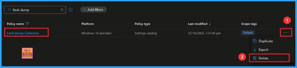 Reduce Sensitive Data Exposure by Controlling Dump Collection using Intune Policy - Fig.12