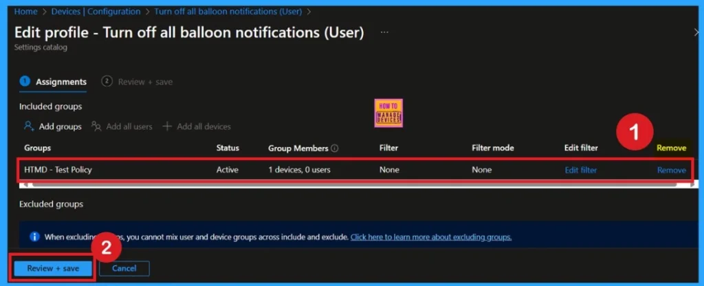 Turn On or Off All Balloon Notifications in Taskbar using the Intune Policy 12 Turn On or Off All Balloon Notifications in Taskbar using the Intune Policy -Fig.12