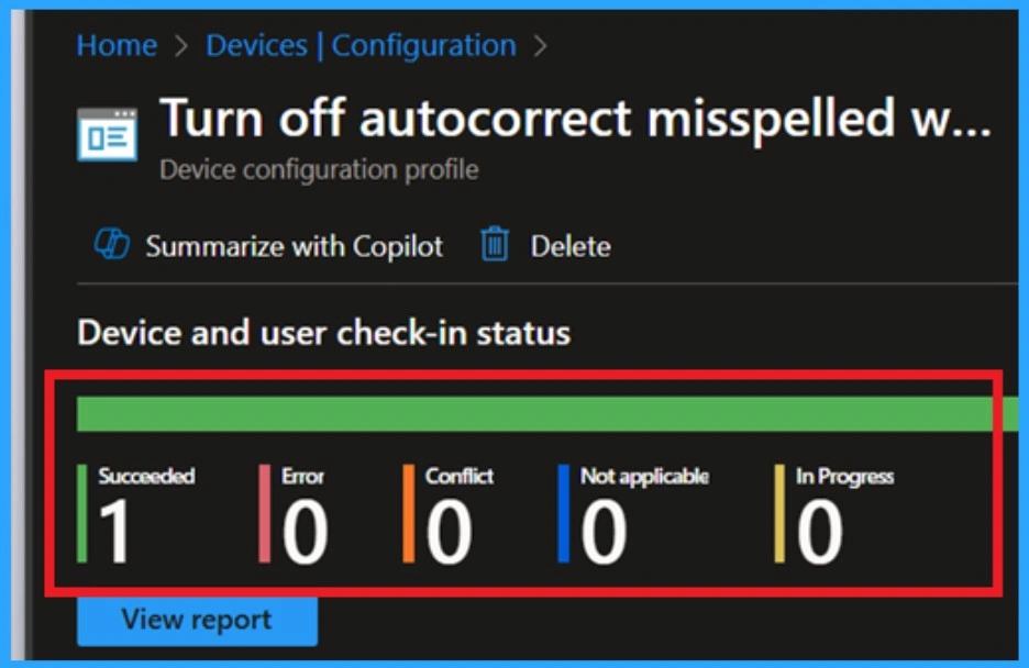 How to Prevent Automatic Typo Corrections to Maintain User Control using Intune Policy 9 How to Prevent Automatic Typo Corrections to Maintain User Control using Intune Policy- Fig.9
