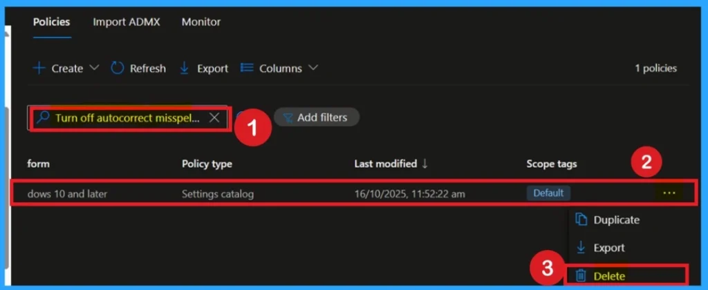 How to Prevent Automatic Typo Corrections to Maintain User Control using Intune Policy 12 How to Prevent Automatic Typo Corrections to Maintain User Control using Intune Policy- Fig.12