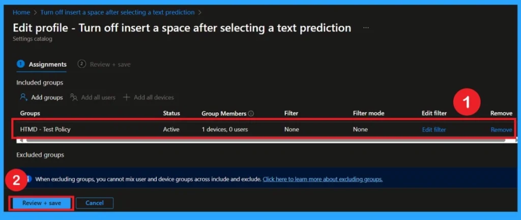 Prevent Automatic Space After Text Suggestions for Accurate Typing using Intune Policy 11 Prevent Automatic Space After Text Suggestions for Accurate Typing using Intune Policy -11