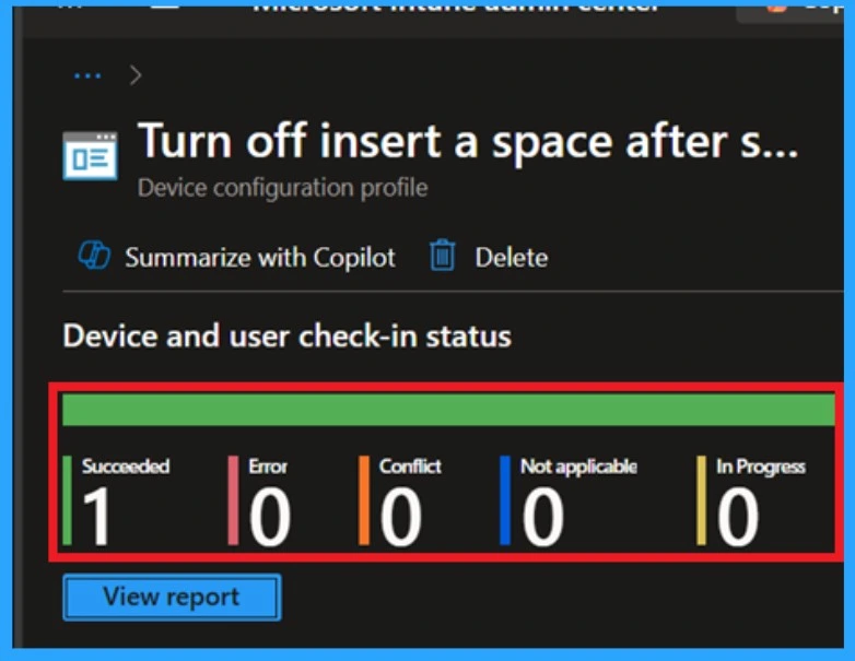 Prevent Automatic Space After Text Suggestions for Accurate Typing using Intune Policy 9 Prevent Automatic Space After Text Suggestions for Accurate Typing using Intune Policy 1