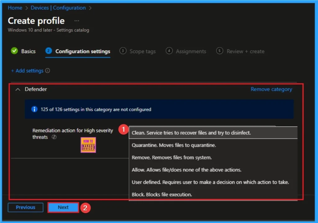 Unlock Optimal Remediation Action for High-Severity Threats using Intune 6 Unlock the Optimal Remediation Action for High-Severity Threats using Intune - Fig.6