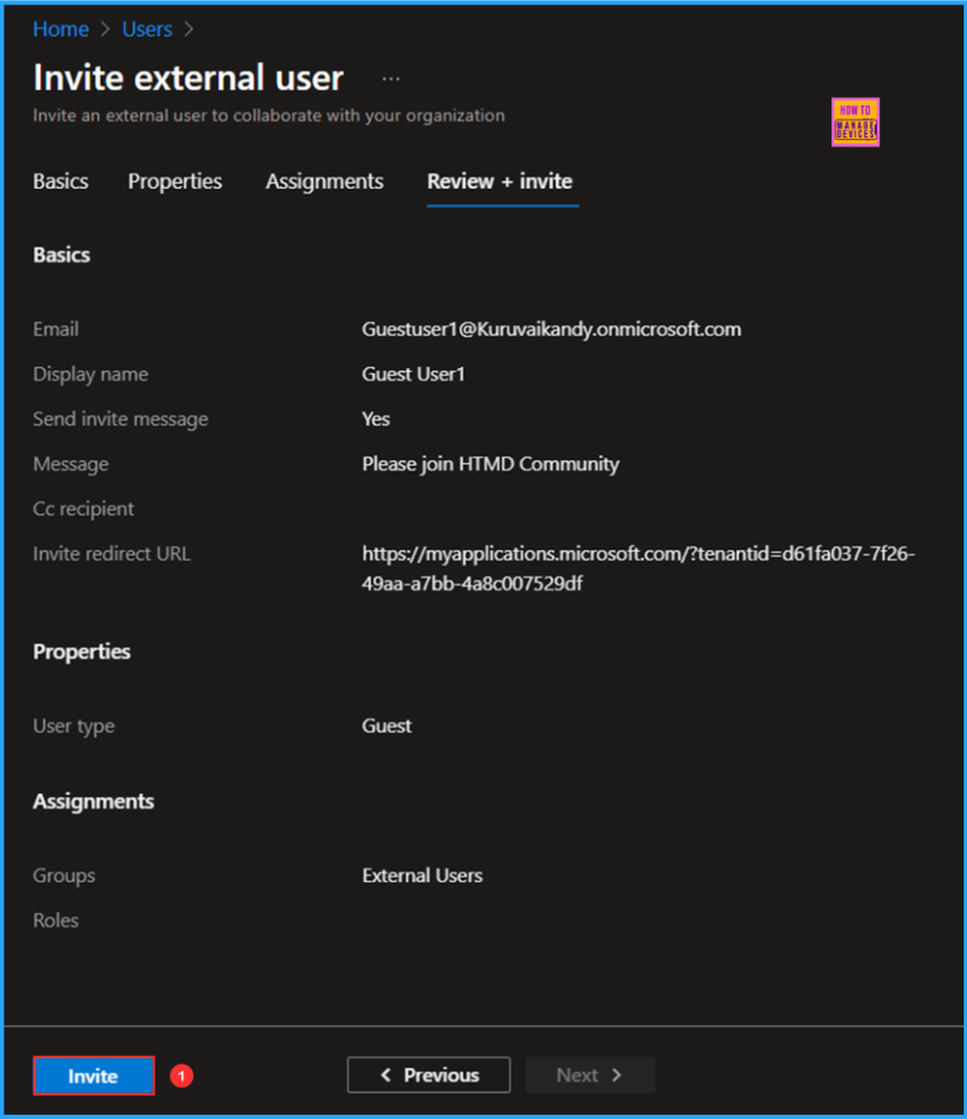 Best Guide to Invite B2B Guest Users to Entra ID using Intune. Fig. 6