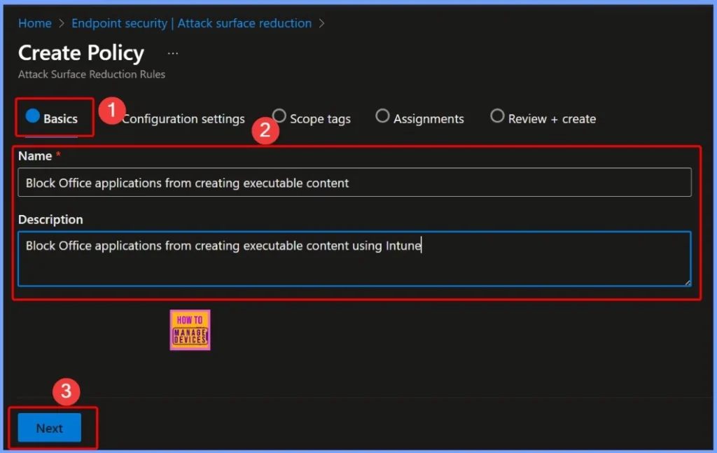 Block Malicious Code Creation in Word Excel and PowerPoint using Intune ASR Rule - Fig.3