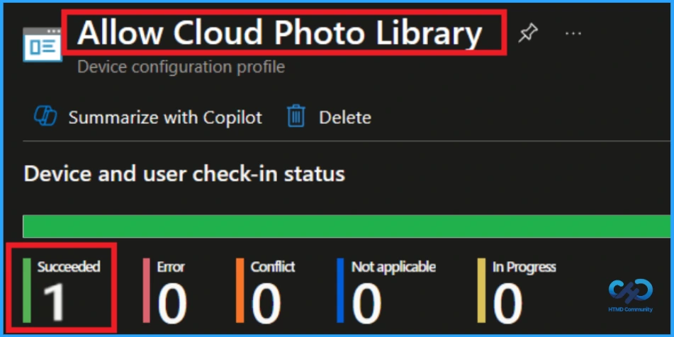 Block iCloud Photo Library to Prevent iCloud Syncing using Intune - Fig.9