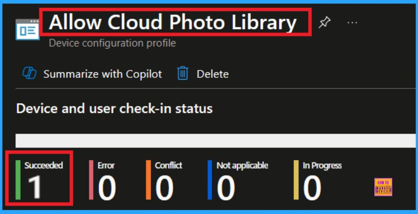 Block iCloud Photo Library to Prevent iCloud Syncing using Intune - Fig.9