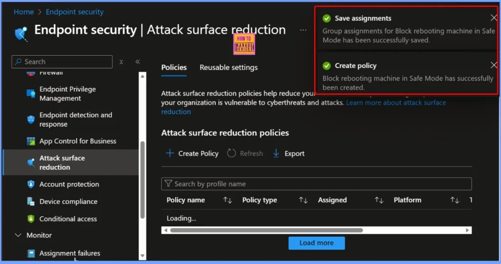 Block Attempts to Restart Devices in Safe Mode using Intune ASR Rule 8 Block Attempts to Restart Devices in Safe Mode using Intune ASR Rule - Fig.8