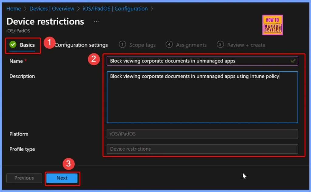 How to Block Viewing of Corporate Documents in Unmanaged Apps using Intune Policy - Fig.4