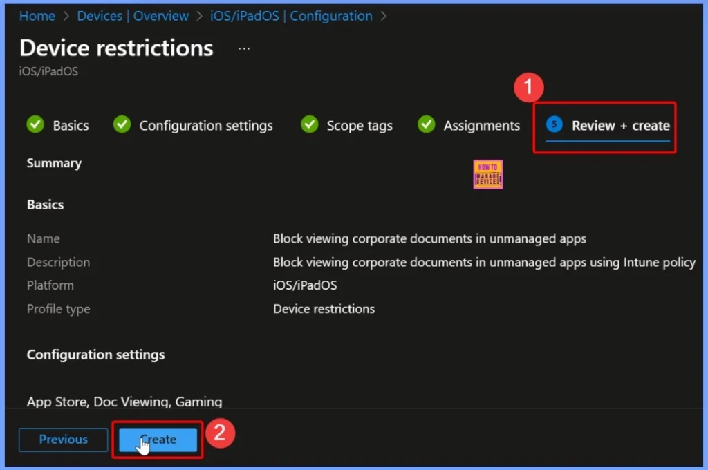 How to Block Viewing of Corporate Documents in Unmanaged Apps using Intune Policy - Fig.9
