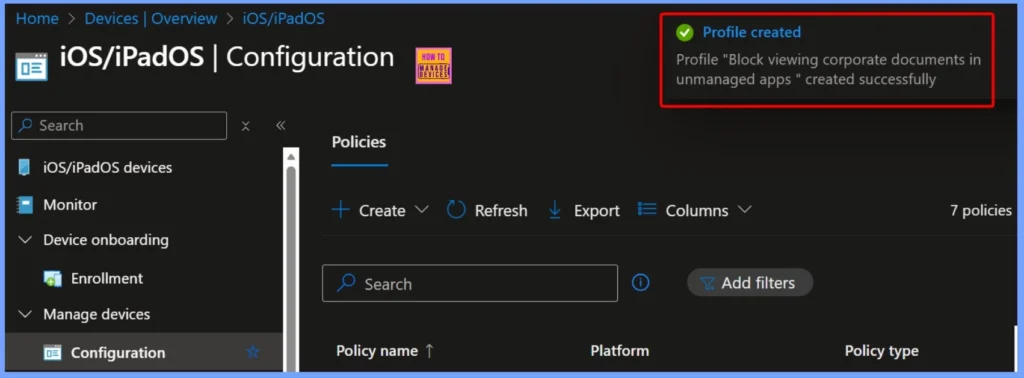 How to Block Viewing of Corporate Documents in Unmanaged Apps using Intune Policy - Fig.10